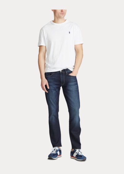 Jeans Polo Ralph Lauren Hombre Azules Azules - Varick Slim Straight - WCXJR6478